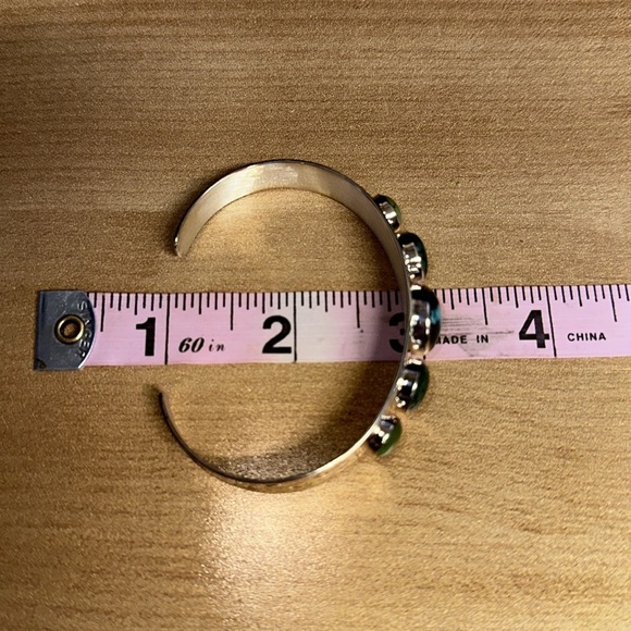 Multi stone & sterling silver cuff bracelet by Jay King - Picture 12 of 12